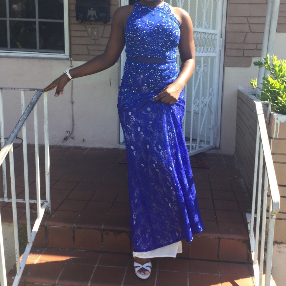 Royal blue Mermaid Dress